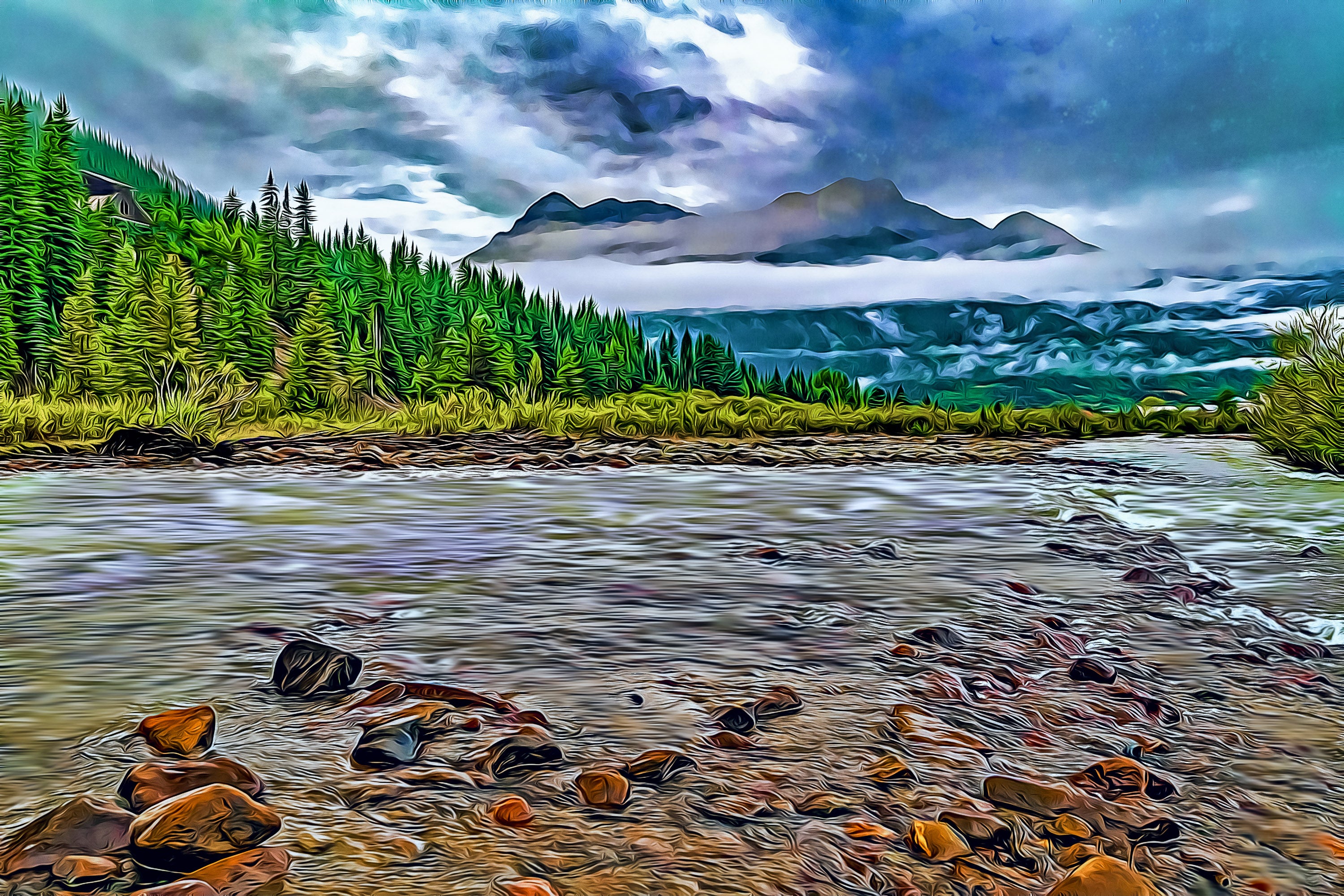 Animas River Artwork by Trayson Conner | Gallery NW